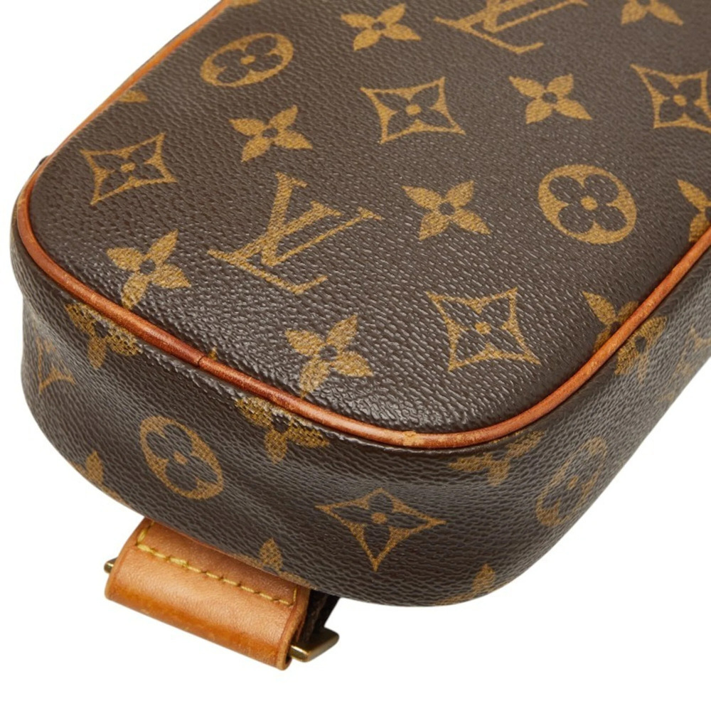 LOUIS VUITTON Brown Monogram Leather Pochette Fanny Pack - Picture 4 of 11